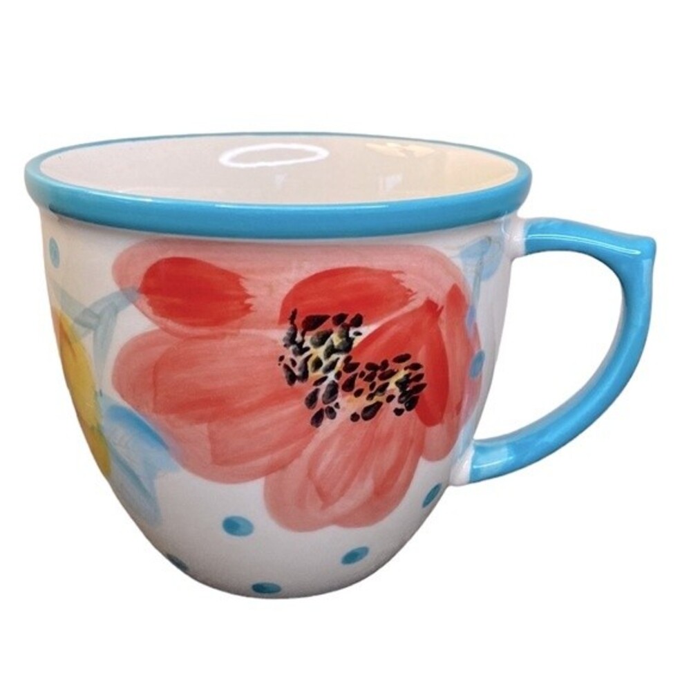 The Pioneer Women Stoneware Flea Market Vintage Bloom Mug